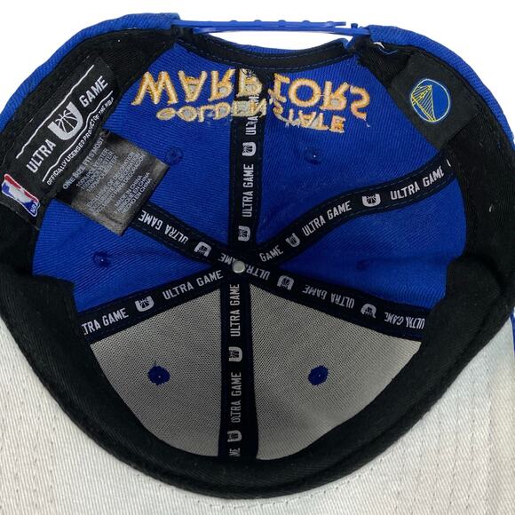 Golden State Warrior Blue Plastic Snap NBA Basketball Adjustable - Picture 5 of 7